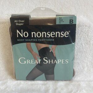No Nonsense Great Shapes Shaper Slims Tummy Hips Thighs Rich Pecan‎ Size B PS7